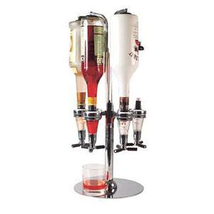 4 bottles drink dispenser