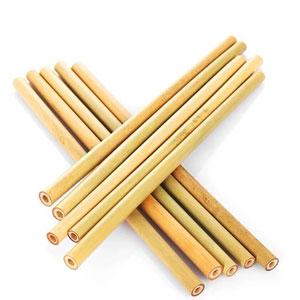 Bamboo drinking straws