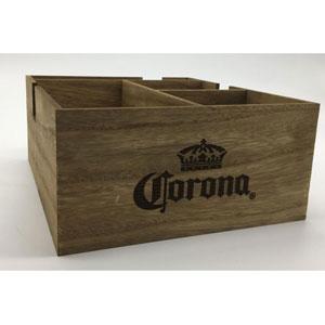 Bar and Restaurant Straw &Napkin Caddy Holder Oak Stain Wooden Condiment Caddy 