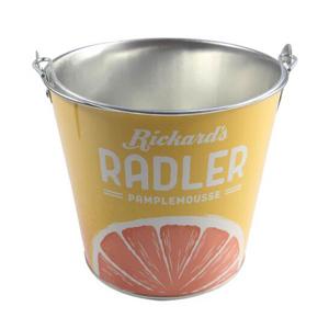 Colorful metal ice bucket