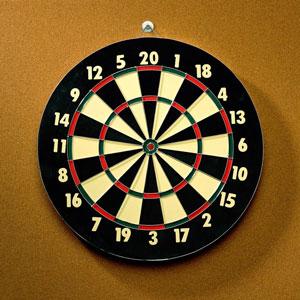 Custom Solid Wood/MDF Dartboard Cabinet with 18'' Dartboard 