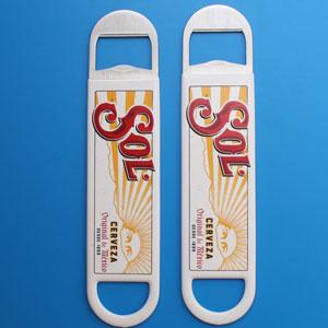 Custom bottle opener