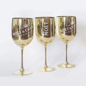 Gold rim goblet red wine glass Gold rim goblet red wine glass