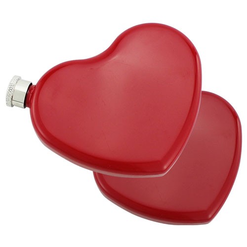 Heart shaped hip flask, Promotional Items Wine cute hip flask