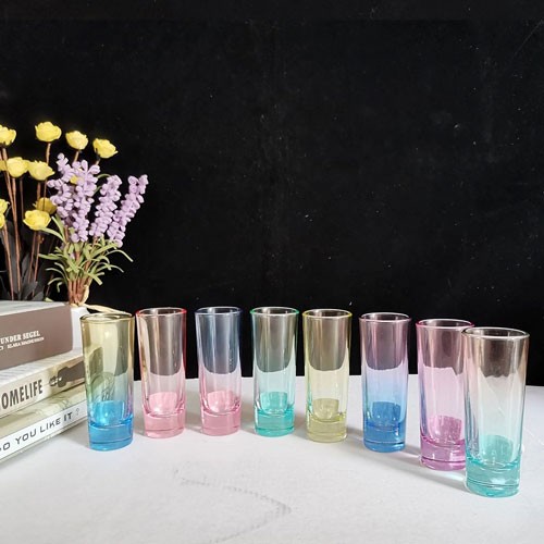Multi Colored Mini Bar Glassware Shot Glasses 