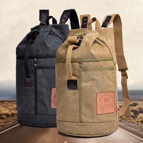 Multifunctional military solid color men sports travel duffle bags 