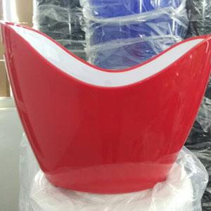Red ice bucket