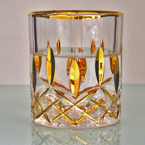 Shot stemless wine glass gold rimmed wine glasses 