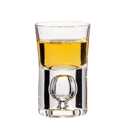 Wholesale Cheap Mini Whiskey Glass Unique Bottom Liquor Shot Glass 