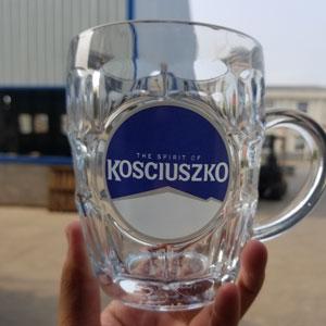 Glass mugs for Beer Football festival promotion glass cup, drinking glassware for party home us 